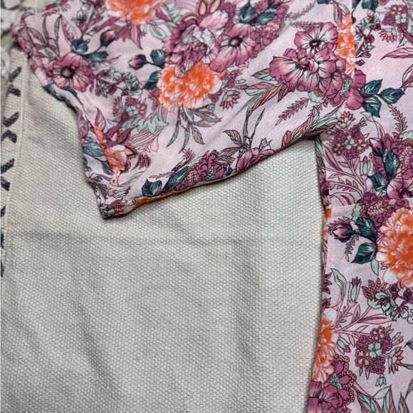 Knox Rose Floral Boho Kimono Cardigan | XS Open Front Lightweight - Picture 10 of 15